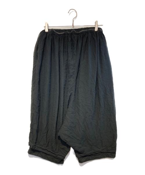 COMME des GARCONS（コムデギャルソン）COMME des GARCONS (コムデギャルソン) シアーレイヤードサルエルパンツ ブラック サイズ:不明の古着・服飾アイテム