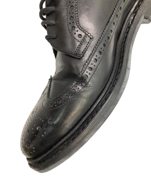 Jalan Sriwijaya（ジャランスリウァヤ）Jalan Sriwijaya (ジャランスリウァヤ) EDWARDウィングチップシューズ ブラック サイズ:6の古着・服飾アイテム