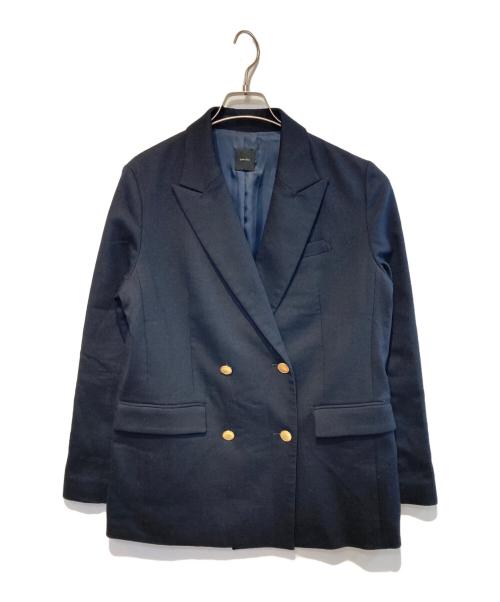 Spick and Span（スピック＆スパン）Spick and Span (スピックアンドスパン) ダブルクロスピークドラペルジャケット ネイビー サイズ:36の古着・服飾アイテム