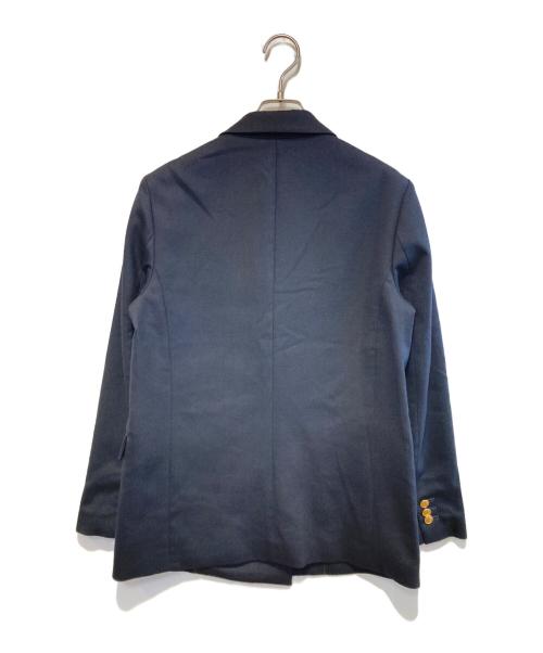 Spick and Span（スピック＆スパン）Spick and Span (スピックアンドスパン) ダブルクロスピークドラペルジャケット ネイビー サイズ:36の古着・服飾アイテム