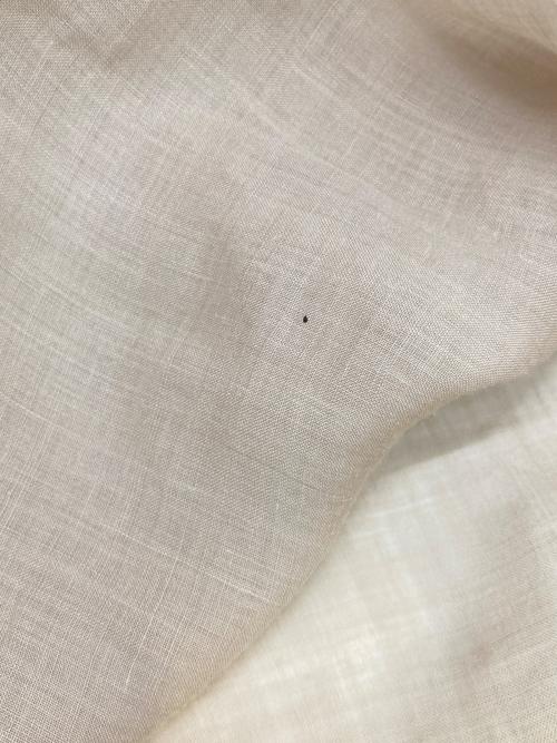 Whim Gazette（ウィムガゼット）Whim Gazette (ウィムガゼット) ラミーフレンチシャツ ベージュ サイズ:FREEの古着・服飾アイテム