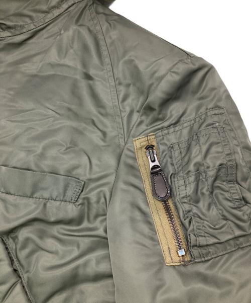 COMME des GARCONS JUNYA WATANABE MAN（コム デ ギャルソン ジュンヤ ワタナベ マン）COMME des GARCONS JUNYA WATANABE MAN (コム デ ギャルソン ジュンヤ ワタナベ マン) 再構築フライトジャケット オリーブ サイズ:Sの古着・服飾アイテム