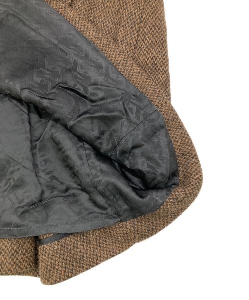 Vivienne Westwood ANGLOMANIA（ヴィヴィアンウエストウッドアングロマニア）Vivienne Westwood ANGLOMANIA (ヴィヴィアンウエストウッドアングロマニア) モヘア混Pコート ブラウン サイズ:40の古着・服飾アイテム