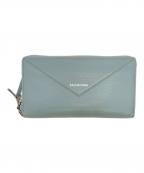 BALENCIAGAバレンシアガ）の古着「ロングジップウォレット」｜ブルー