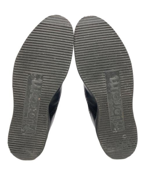 foot the coacher（フットザコーチャー）foot the coacher (フットザコーチャー) SEMI BROGUE BOOTS ブラック サイズ:9の古着・服飾アイテム