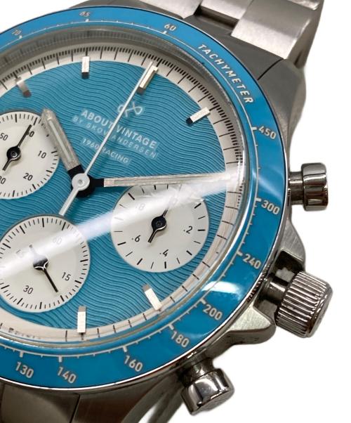 ABOUT VINTAGE（アバウトヴィンテージ）ABOUT VINTAGE (アバウトヴィンテージ) 1960 レーシングクロノグラフ ブルーの古着・服飾アイテム