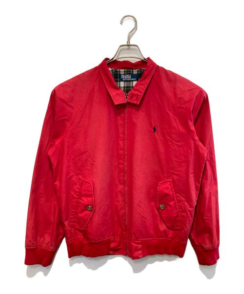 POLO RALPH LAUREN（ポロ・ラルフローレン）POLO RALPH LAUREN (ポロ・ラルフローレン) ［古着］ハリントンジャケット レッド サイズ:Mの古着・服飾アイテム