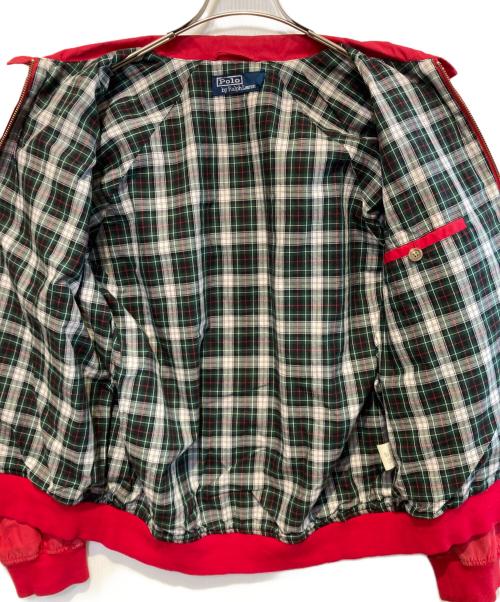 POLO RALPH LAUREN（ポロ・ラルフローレン）POLO RALPH LAUREN (ポロ・ラルフローレン) ［古着］ハリントンジャケット レッド サイズ:Mの古着・服飾アイテム