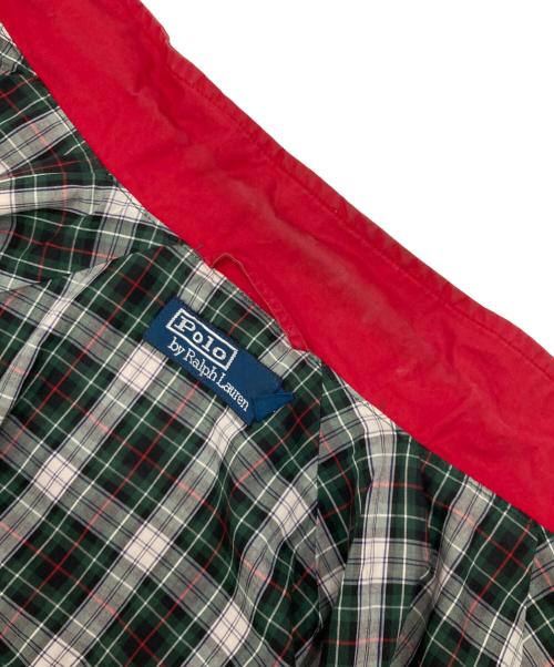 POLO RALPH LAUREN（ポロ・ラルフローレン）POLO RALPH LAUREN (ポロ・ラルフローレン) ［古着］ハリントンジャケット レッド サイズ:Mの古着・服飾アイテム
