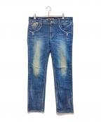 RED PEPPER×Ed Hardyレッドペッパ×エド ハーディー）の古着「［古着］デニムパンツ」｜インディゴ