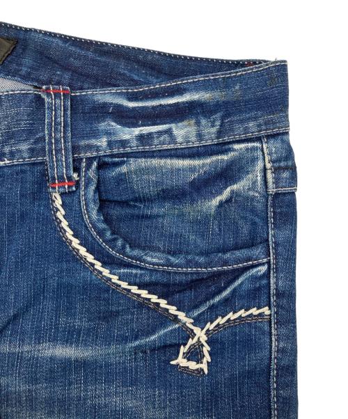 RED PEPPER（レッドペッパ）RED PEPPER (レッドペッパ) Ed Hardy (エド ハーディー) ［古着］デニムパンツ インディゴ サイズ:34の古着・服飾アイテム