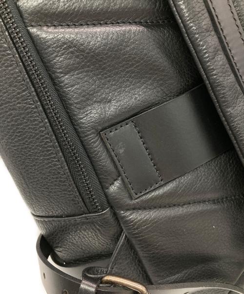 OUTBACK（アウトバッグ）OUTBACK (アウトバッグ) レザーバッグパック ブラックの古着・服飾アイテム