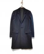 JOHN LAWRENCE SULLIVANジョン ローレンス サリバン）の古着「ウールカシミヤ1Bチェスターコート」｜ネイビー