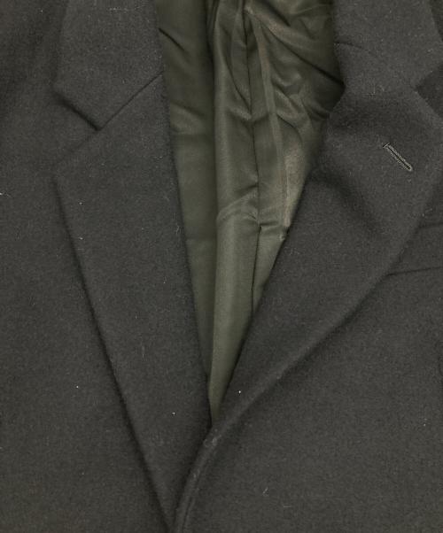 JOHN LAWRENCE SULLIVAN（ジョン ローレンス サリバン）JOHN LAWRENCE SULLIVAN (ジョン ローレンス サリバン) ウールカシミヤ1Bチェスターコート ネイビー サイズ:38の古着・服飾アイテム