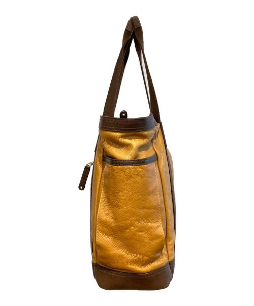 master-piece（マスターピース）master-piece (マスターピース) レザートートバッグ ブラウンの古着・服飾アイテム