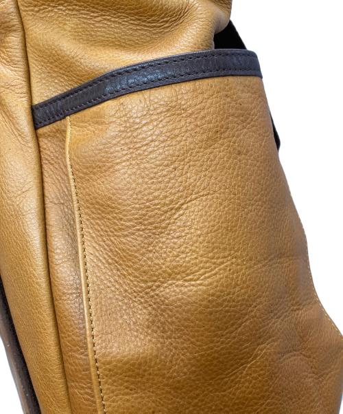 master-piece（マスターピース）master-piece (マスターピース) レザートートバッグ ブラウンの古着・服飾アイテム