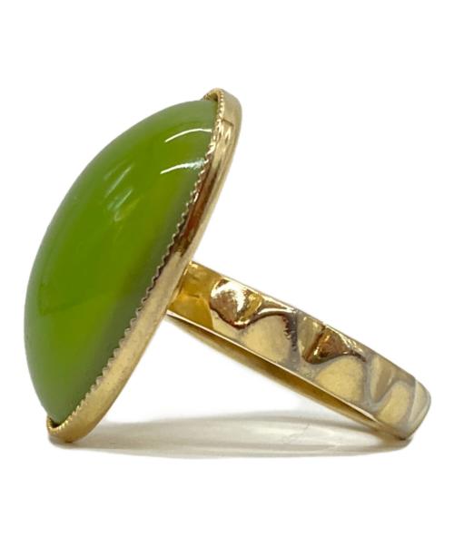 GRENS（グレン）GRENS (グレン) ヴィンテージガラス リング サイズ:12号の古着・服飾アイテム