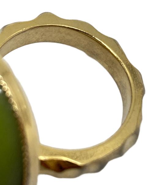 GRENS（グレン）GRENS (グレン) ヴィンテージガラス リング サイズ:12号の古着・服飾アイテム