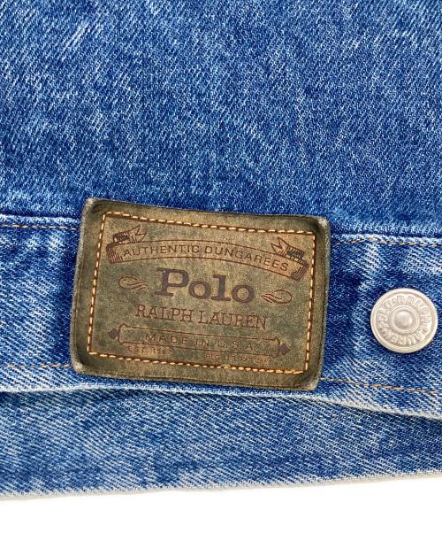POLO RALPH LAUREN（ポロ・ラルフローレン）POLO RALPH LAUREN (ポロ・ラルフローレン) デニムジャケット インディゴ サイズ:XLの古着・服飾アイテム