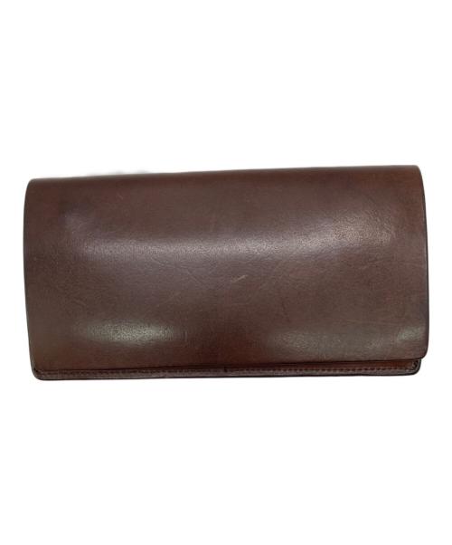 SLOW（スロウ）SLOW (スロウ) レザーロングウォレット ブラウンの古着・服飾アイテム