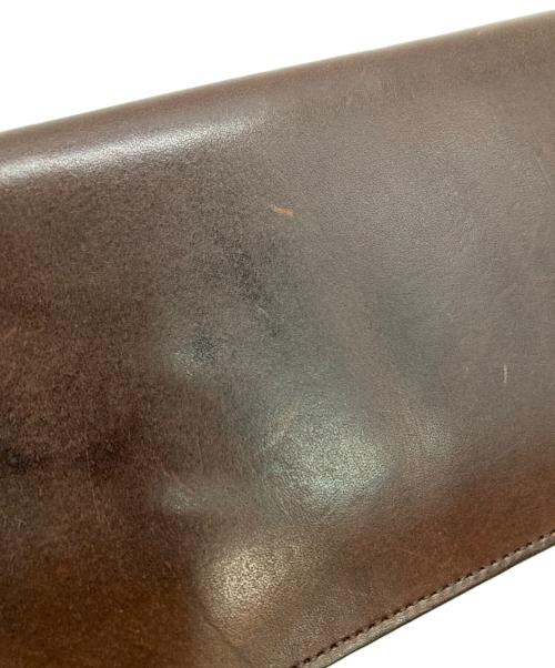 SLOW（スロウ）SLOW (スロウ) レザーロングウォレット ブラウンの古着・服飾アイテム