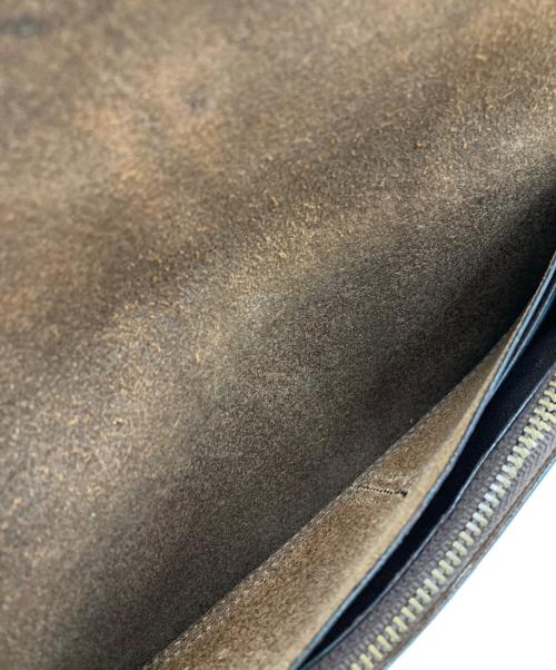 SLOW（スロウ）SLOW (スロウ) レザーロングウォレット ブラウンの古着・服飾アイテム