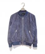 ARMAアーマ）の古着「DIDIER GOAT SUEDE ST」｜ネイビー