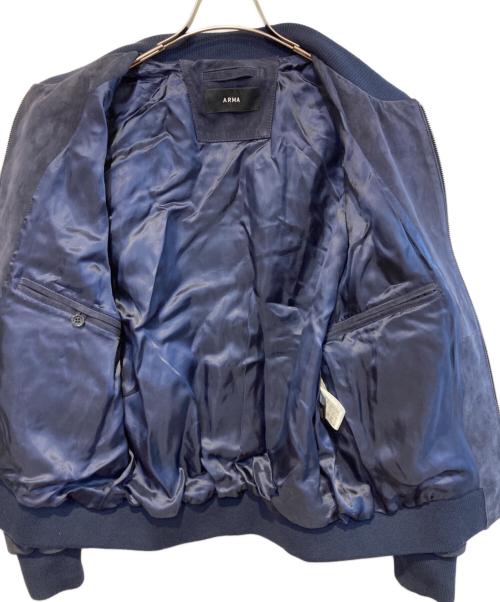 ARMA（アーマ）ARMA (アーマ) DIDIER GOAT SUEDE ST ネイビー サイズ:50の古着・服飾アイテム