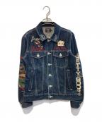 The BRAVE-MAN×BETTY BOOPブレイブマン×ベティー・ブープ）の古着「コラボ刺繍スカGジャン」｜インディゴ