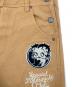 中古・古着 The BRAVE-MAN (ブレイブマン) BETTY BOOP (ベティー・ブープ) コラボ刺繍オーバーオール ベージュ サイズ:S：7000円