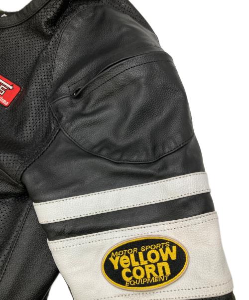 古着（フルギ）古着 (フルギ) ［古着］パンチングレザーレーシングジャケット ブラック サイズ:XLの古着・服飾アイテム