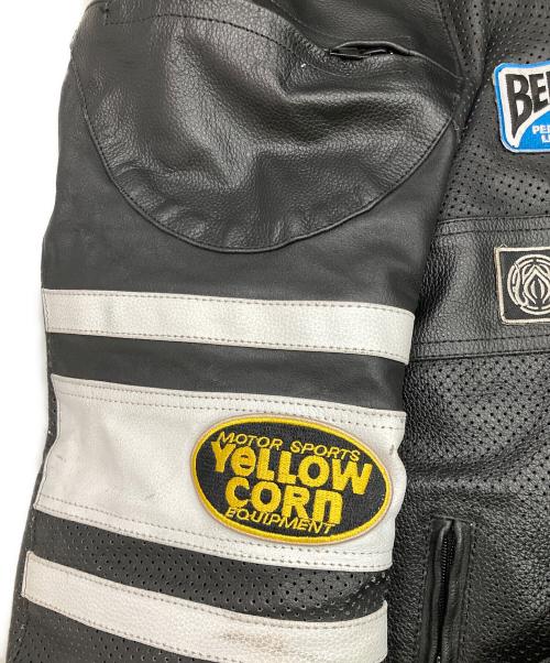 古着（フルギ）古着 (フルギ) ［古着］パンチングレザーレーシングジャケット ブラック サイズ:XLの古着・服飾アイテム