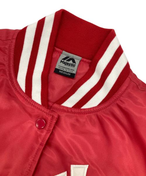 Majestic（マジェスティック）Majestic (マジェスティック) スタジャン レッド サイズ:Mの古着・服飾アイテム