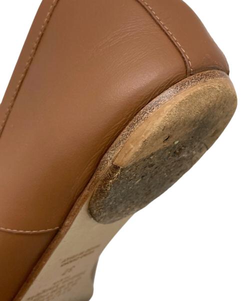 Maison Margiela（メゾンマルジェラ）Maison Margiela (メゾンマルジェラ) Tabi バレエシューズ ブラウン サイズ:37の古着・服飾アイテム