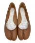 中古・古着 Maison Margiela (メゾンマルジェラ) Tabi バレエシューズ ブラウン サイズ:37：27000円