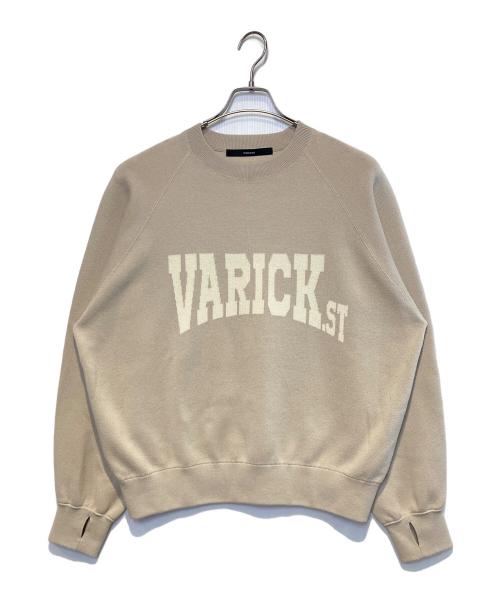 FRAMeWORK（フレームワーク）FRAMeWORK (フレームワーク) ジャガードロゴSWEATニット ベージュ サイズ:FREEの古着・服飾アイテム