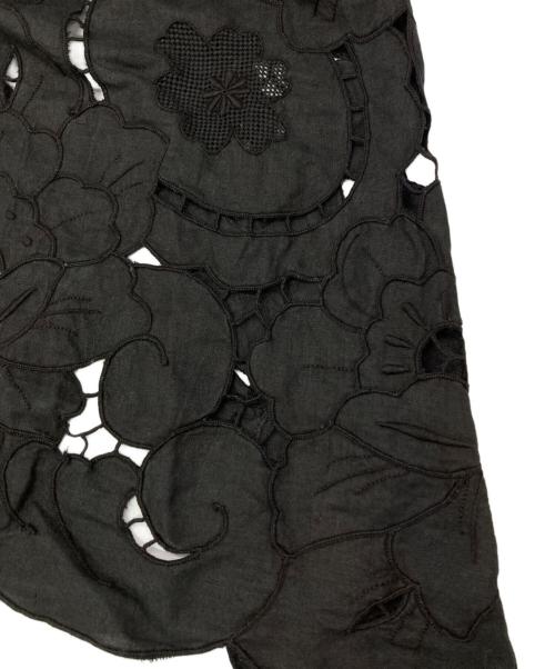 Heriter（エリテ）Heriter (エリテ) テーブルクロスキャミソールワンピース ブラック サイズ:38の古着・服飾アイテム