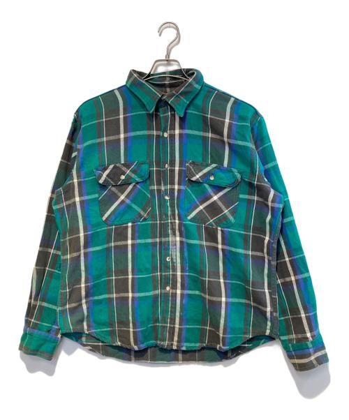 FIVE BROTHER（ファイブブラザー）FIVE BROTHER (ファイブブラザー) ［古着］チェックネルシャツ グリーン サイズ:XLの古着・服飾アイテム