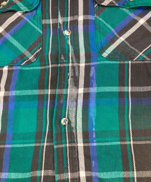 FIVE BROTHER（ファイブブラザー）FIVE BROTHER (ファイブブラザー) ［古着］チェックネルシャツ グリーン サイズ:XLの古着・服飾アイテム