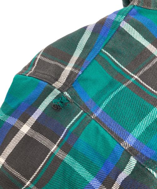 FIVE BROTHER（ファイブブラザー）FIVE BROTHER (ファイブブラザー) ［古着］チェックネルシャツ グリーン サイズ:XLの古着・服飾アイテム