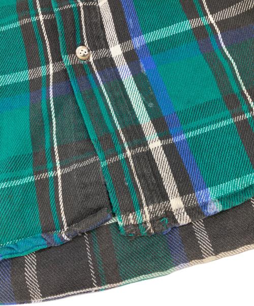 FIVE BROTHER（ファイブブラザー）FIVE BROTHER (ファイブブラザー) ［古着］チェックネルシャツ グリーン サイズ:XLの古着・服飾アイテム