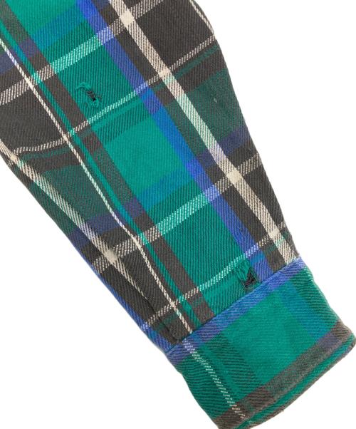 FIVE BROTHER（ファイブブラザー）FIVE BROTHER (ファイブブラザー) ［古着］チェックネルシャツ グリーン サイズ:XLの古着・服飾アイテム