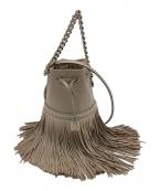 J&M DAVIDSONジェイ＆エム デヴィッドソン）の古着「フリンジカーニバルM」｜ライトグレー