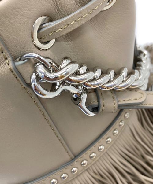 J&M DAVIDSON（ジェイ＆エム デヴィッドソン）J&M DAVIDSON (ジェイ＆エム デヴィッドソン) フリンジカーニバルM ライトグレーの古着・服飾アイテム