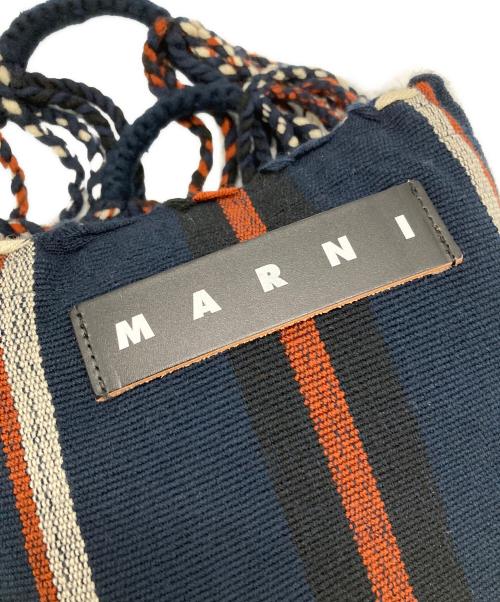 MARNI（マルニ）MARNI (マルニ) ハンモックバッグ ネイビーの古着・服飾アイテム