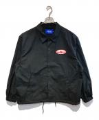 AWAKEアウェイク）の古着「キングロゴ ツイルコーチジャケット」｜ブラック