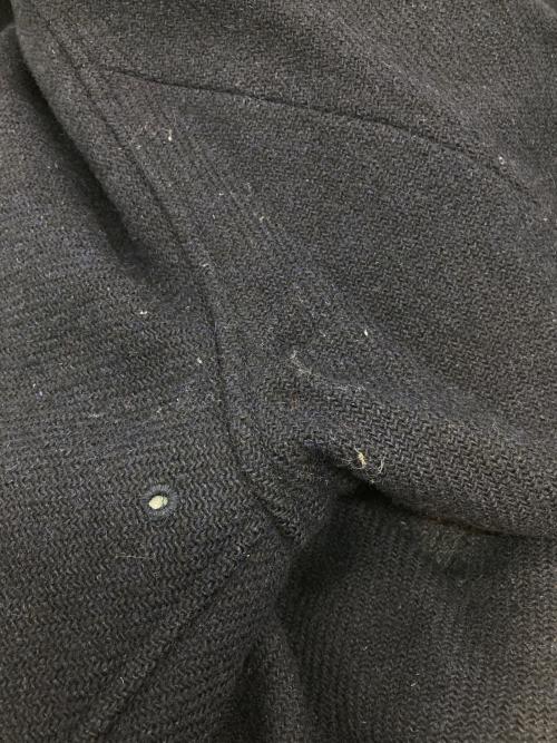 BEAMS PLUS（ビームスプラス）BEAMS PLUS (ビームスプラス) Harris Tweed (ハリスツイード) 別注ステンカラーコート ネイビー サイズ:Mの古着・服飾アイテム