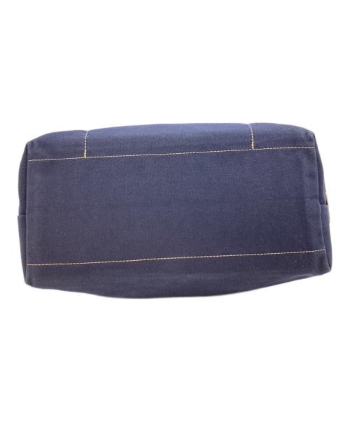 SLOW（スロウ）SLOW (スロウ) キャンバストートバッグ ネイビーの古着・服飾アイテム