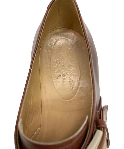 Roberto ugolini（ロベルト・ウゴリーニ）Roberto ugolini (ロベルト・ウゴリーニ) VASS (ヴァーシュ) モンクストラップシューズ ブラウン サイズ:41の古着・服飾アイテム