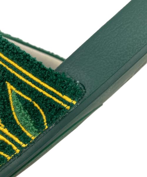 CASABLANCA（カサブランカ）CASABLANCA (カサブランカ) Embroidered Slider グリーン サイズ:80の古着・服飾アイテム